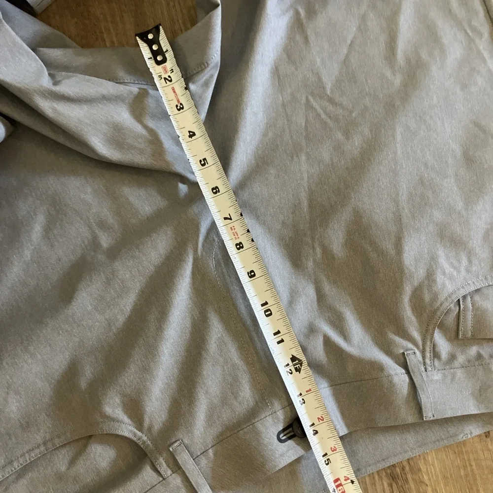 Public Rec Workday Pants Mens 42x28 Grey Straight 5-Pocket Nylon‎ Stretch Chino